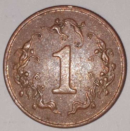1990 - 1 CENT COIN - ZIMBABWE - (Bronze Plated Steel)